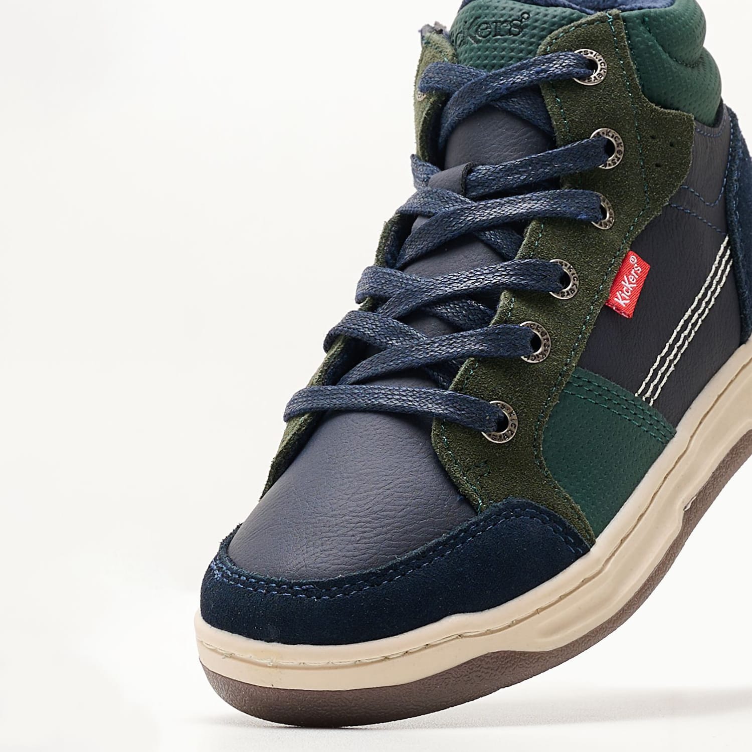 Παιδικά Μποτάκια Kickosta Μπλε Δέρμα Kickers