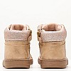 Kids Boots Lowell Gold ECOleather Kickers Kids Boots Lowell Gold ECOleather Kickers