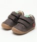 Kids Casual Shoes Sostankro.Gris Grey Buckskin Kickers