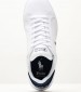 Men Casual Shoes Hrt.Lowtop White Leather Ralph Lauren