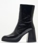 Women Boots 2761 Black Patent Leather Alpe