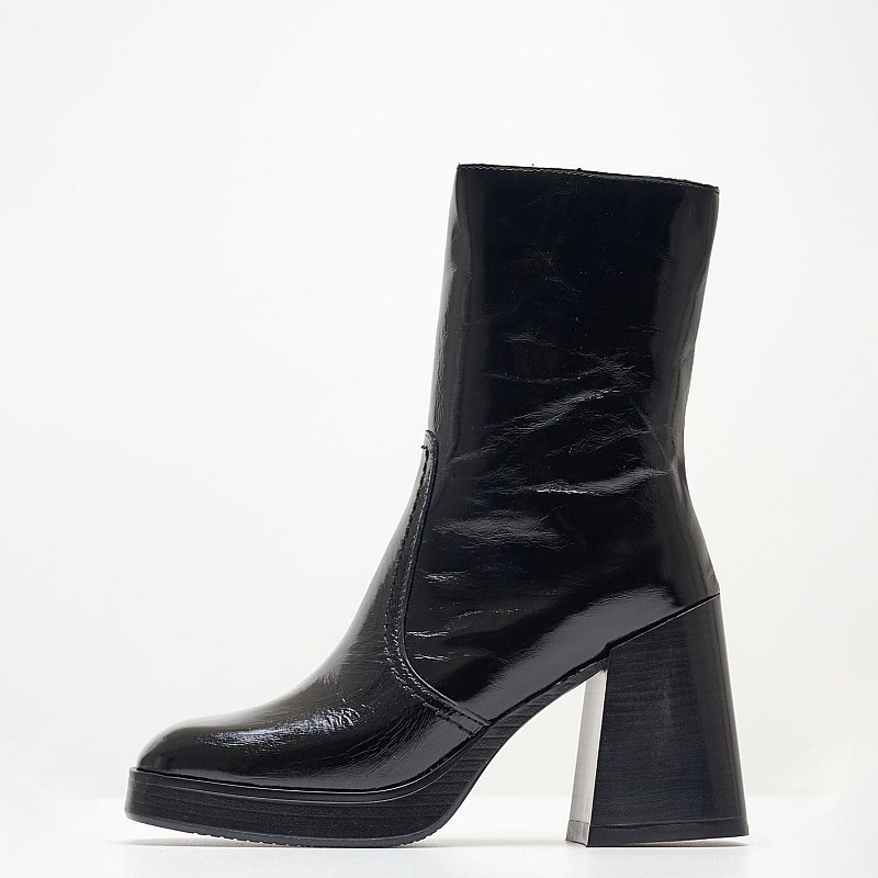 Women Boots 2761 Black Patent Leather Alpe