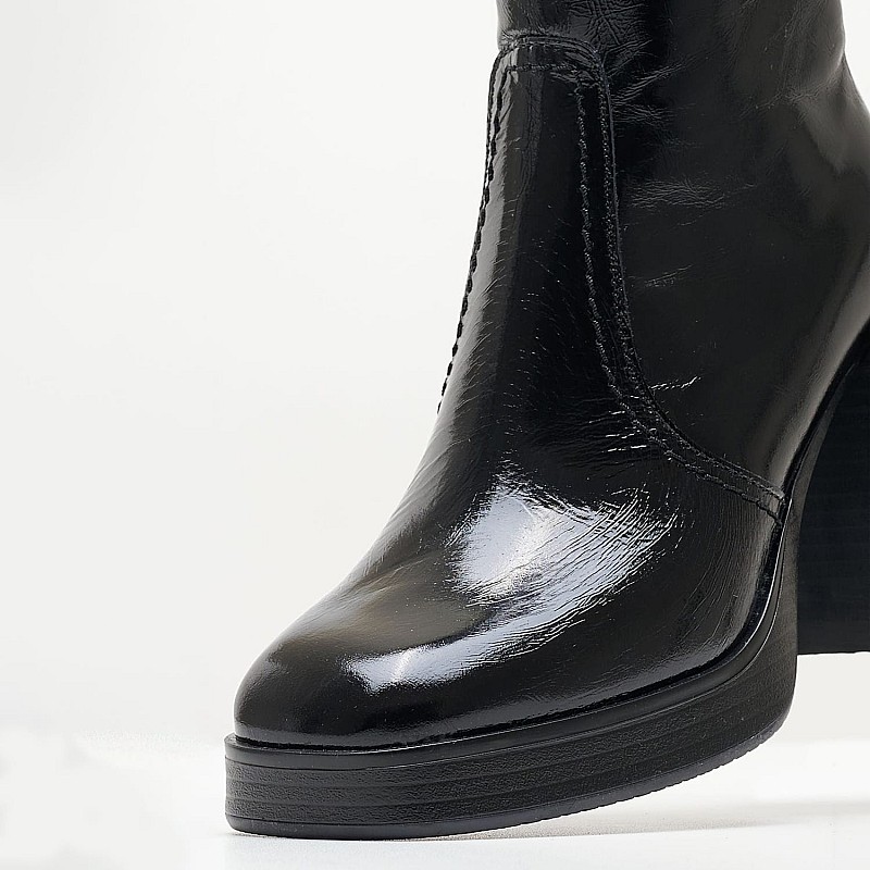 Women Boots 2761 Black Patent Leather Alpe