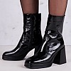 Women Boots 2761 Black Patent Leather Alpe