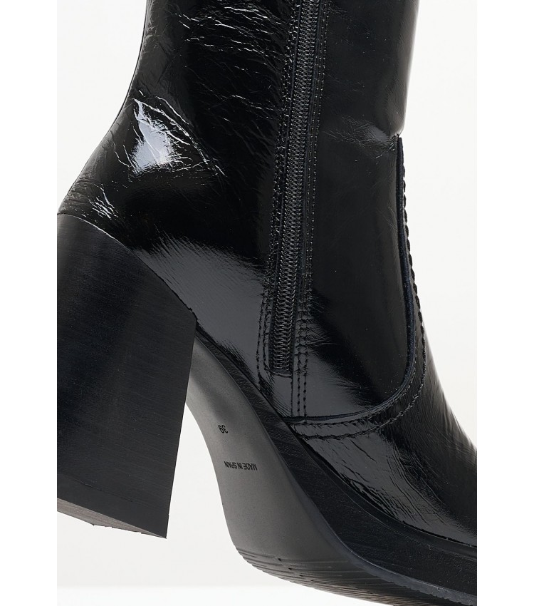 Women Boots 2761 Black Patent Leather Alpe