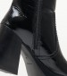 Women Boots 2761 Black Patent Leather Alpe