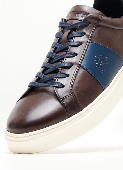 Ανδρικά Παπούτσια Casual U.Spherica.E Μπλε Δέρμα Geox