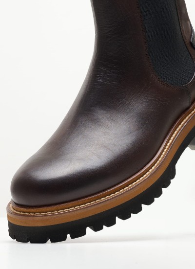 Men Boots 232070 Brown Leather La Martina