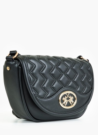 Γυναικείες Τσάντες Isabel.Over Μαύρο ECOleather La Martina