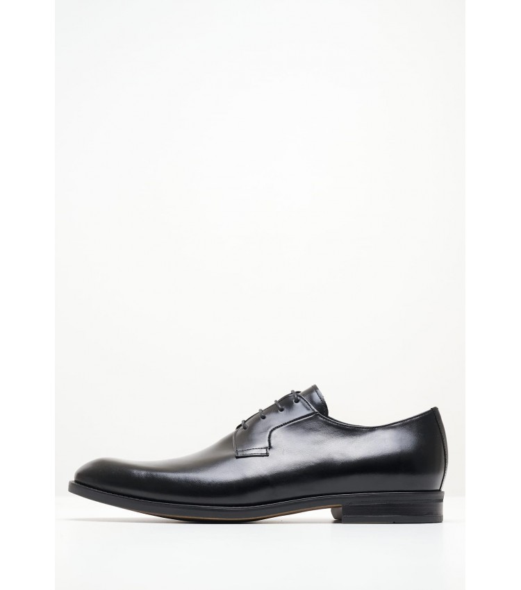 Men Shoes 1500 Black Leather Damiani