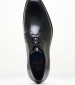 Ανδρικά Παπούτσια Δετά 1500 Μαύρο Δέρμα Damiani