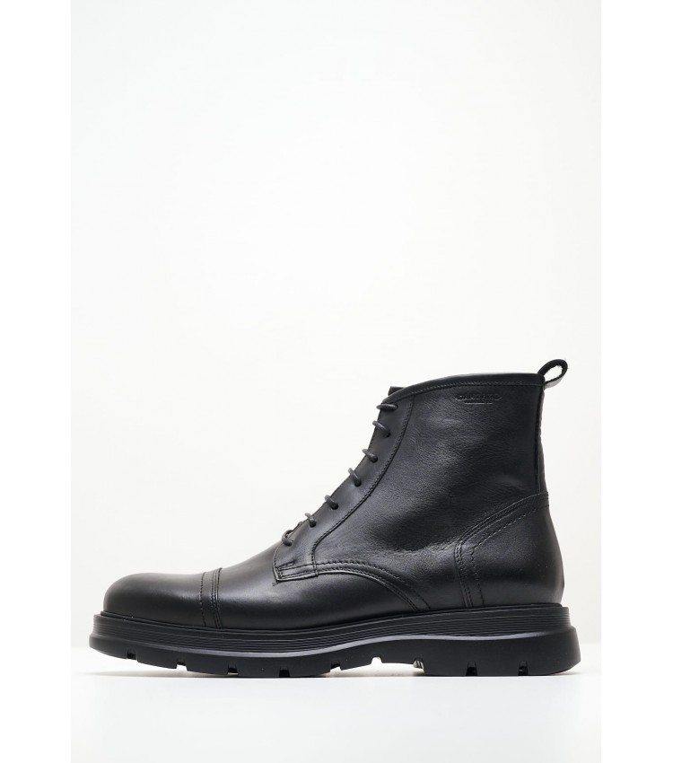 Men Boots 4100 Black Leather Damiani