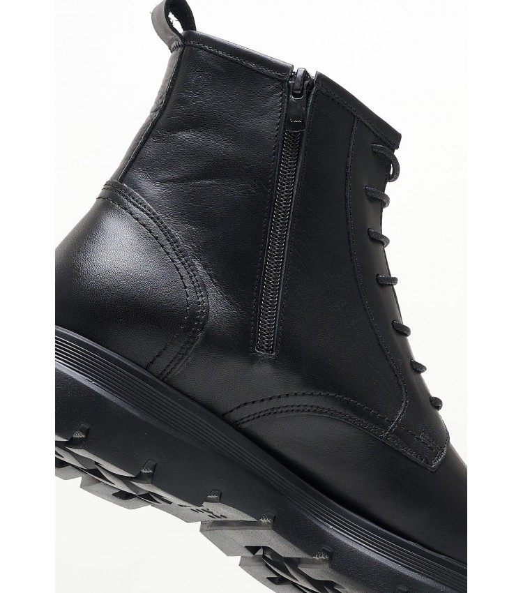 Men Boots 4100 Black Leather Damiani