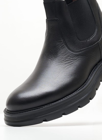 Men Boots 4101 Black Leather Damiani