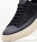 Men Casual Shoes 4303 Black Nubuck Leather Damiani