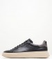 Men Casual Shoes 4306 Black Leather Damiani