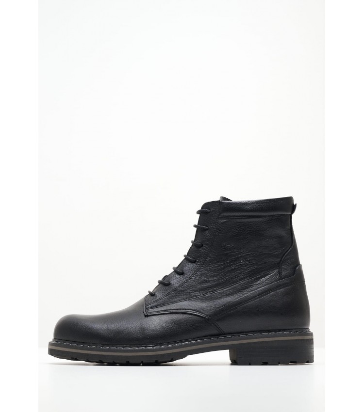 Men Boots 4802 Black Leather Damiani