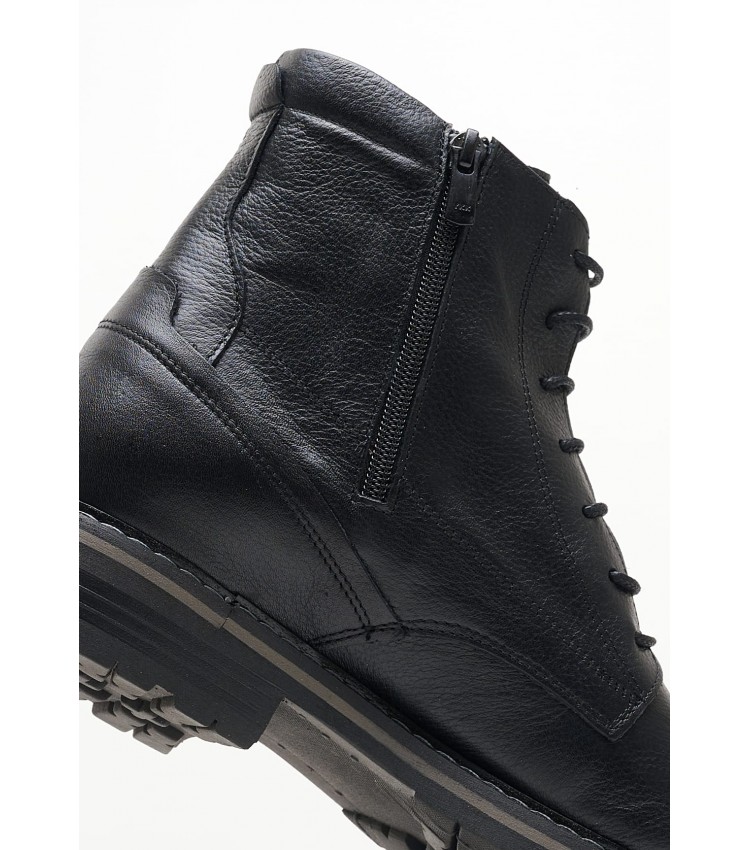 Men Boots 4802 Black Leather Damiani