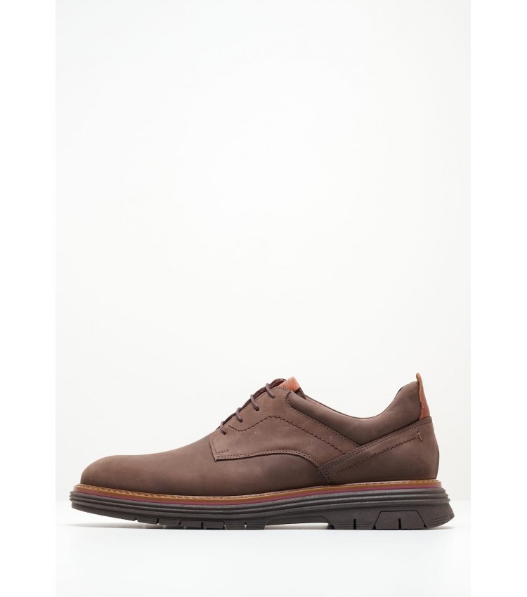 Men Shoes 5200 Brown Oily Leather Damiani