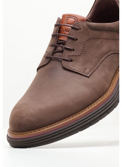 Men Shoes 5200 Brown Oily Leather Damiani