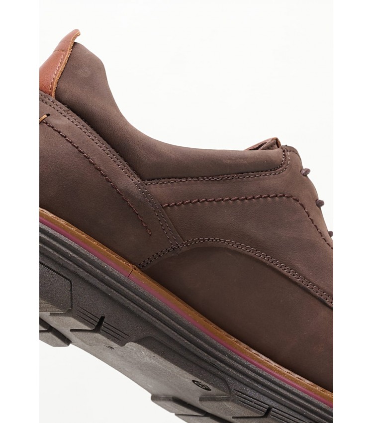 Men Shoes 5200 Brown Oily Leather Damiani