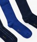 Ανδρικές Κάλτσες Check.3pack Σκούρο Μπλε Βαμβάκι GANT