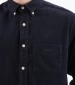 Ανδρικά Πουκάμισα Cord.Shirt Σκούρο Μπλε Βαμβάκι GANT
