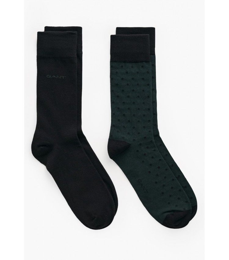 Ανδρικές Κάλτσες Dot.2pack Πράσινο Βαμβάκι GANT