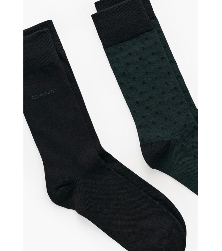 Ανδρικές Κάλτσες Dot.2pack Πράσινο Βαμβάκι GANT