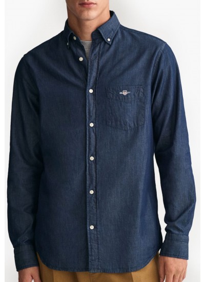 Poulton Blue Cotton Pepe Jeans