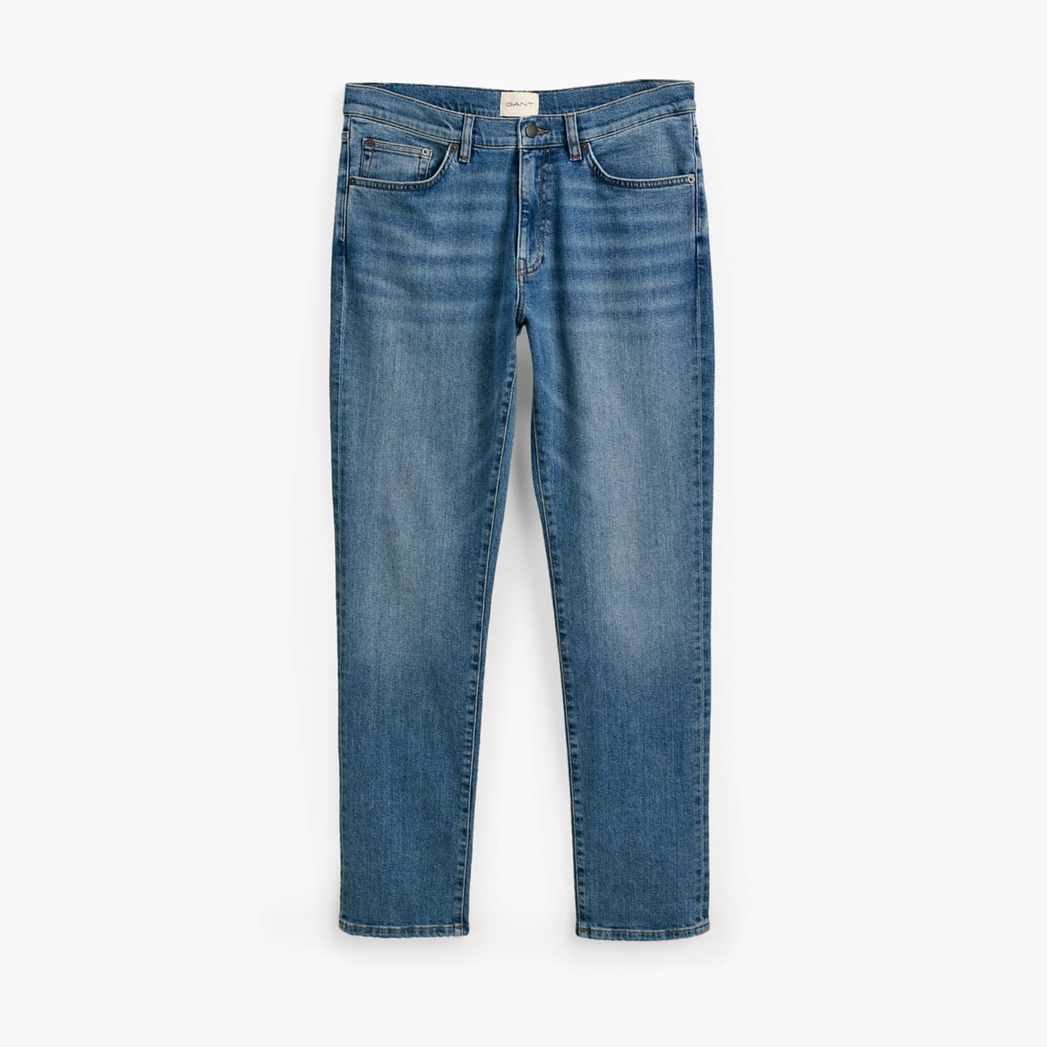 Ανδρικά Παντελόνια Jeans.Sl Μπλε Βαμβάκι GANT