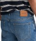 Men Pants Jeans.Sl Blue Cotton GANT