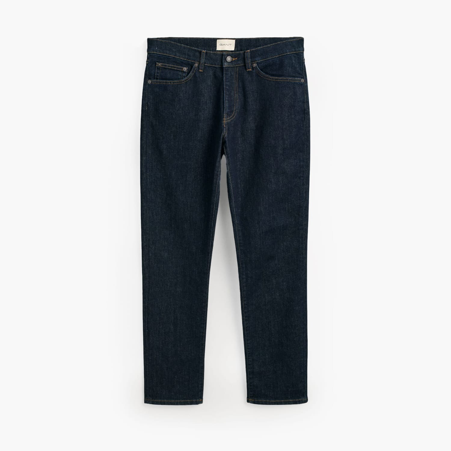 Ανδρικά Παντελόνια Jeans.Sl Σκούρο Μπλε Βαμβάκι GANT