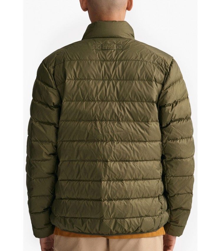 Men Jackets Light.Jkt Green Polyester GANT