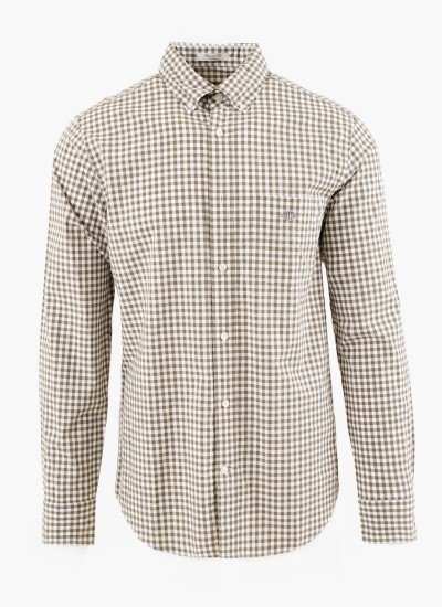 Ανδρικά Μπουφάν Brockstone Λαδί Πολυεστέρα Barbour