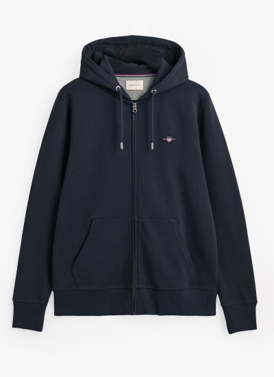 Ανδρικές Ζακέτες Pascal.Zip Μπλε Βαμβάκι Pepe Jeans