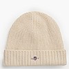 Ανδρικοί Σκούφοι Shield.Beanie Μπεζ Μαλλί GANT Ανδρικοί Σκούφοι Shield.Beanie Μπεζ Μαλλί GANT