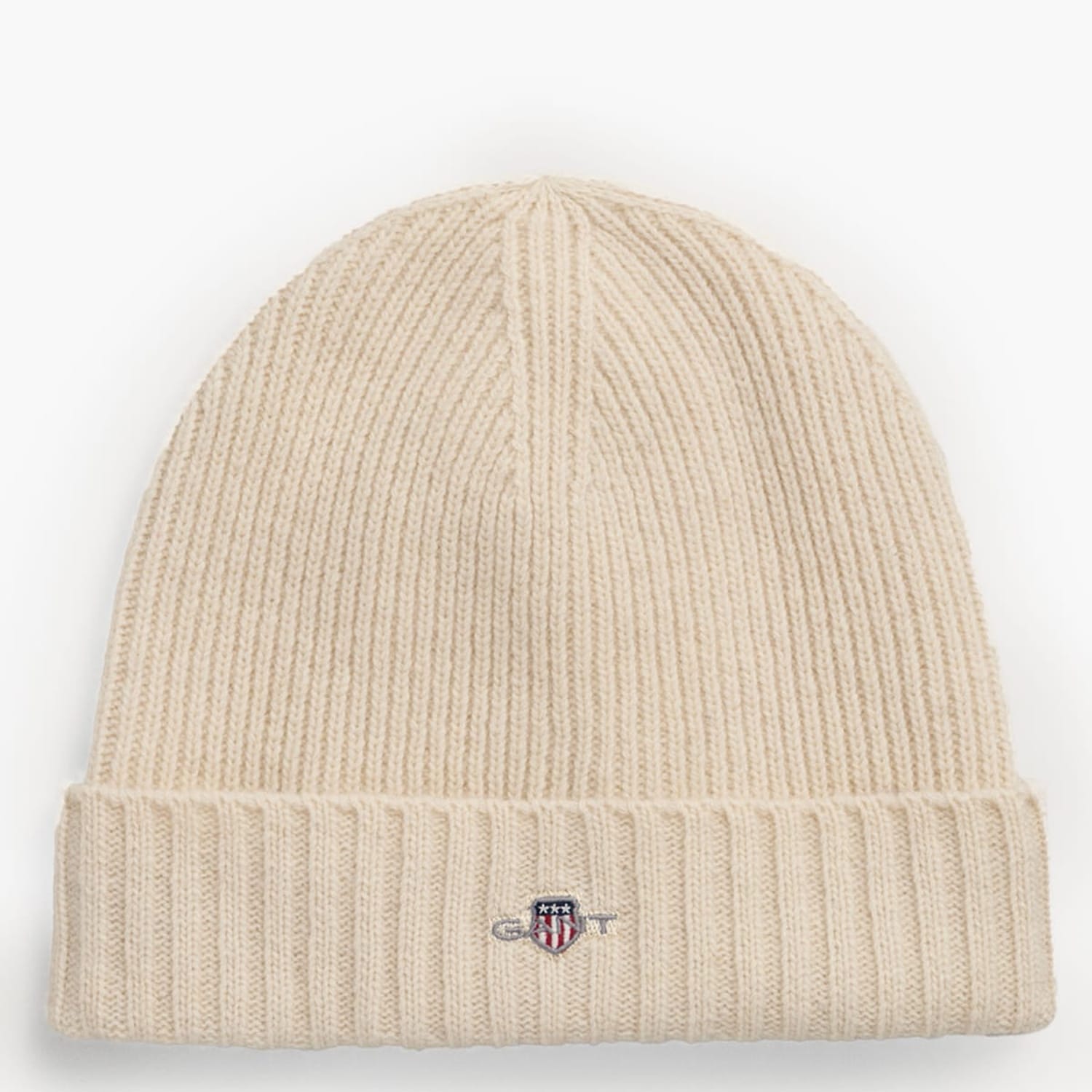 Ανδρικοί Σκούφοι Shield.Beanie Μπεζ Μαλλί GANT