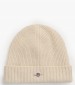 Men Caps Shield.Beanie Beige Wool GANT