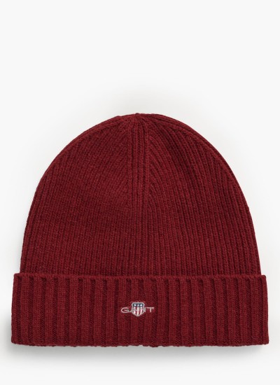 Men Caps Retro.Beanie White GANT