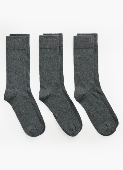 Ανδρικές Κάλτσες Socks.B Μαύρο Βαμβάκι Mortoglou