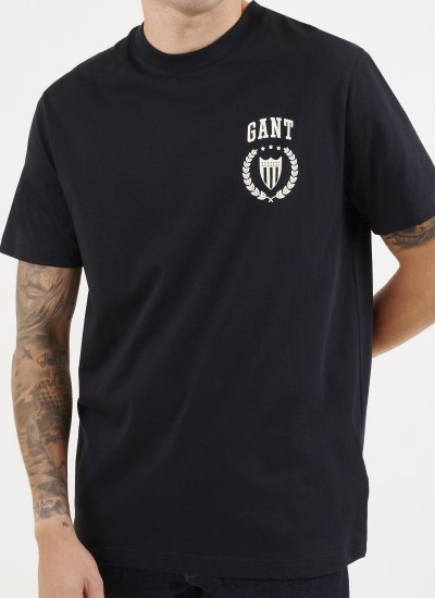 Ανδρικές Μπλούζες Abs.Tee Μαύρο Βαμβάκι Guess