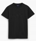 Men T-Shirts Tonal.Shield Black Cotton GANT