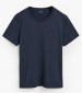 Women T-Shirts - Tops Tonal.Ss DarkBlue Cotton GANT