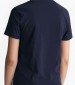 Women T-Shirts - Tops Tonal.Ss DarkBlue Cotton GANT