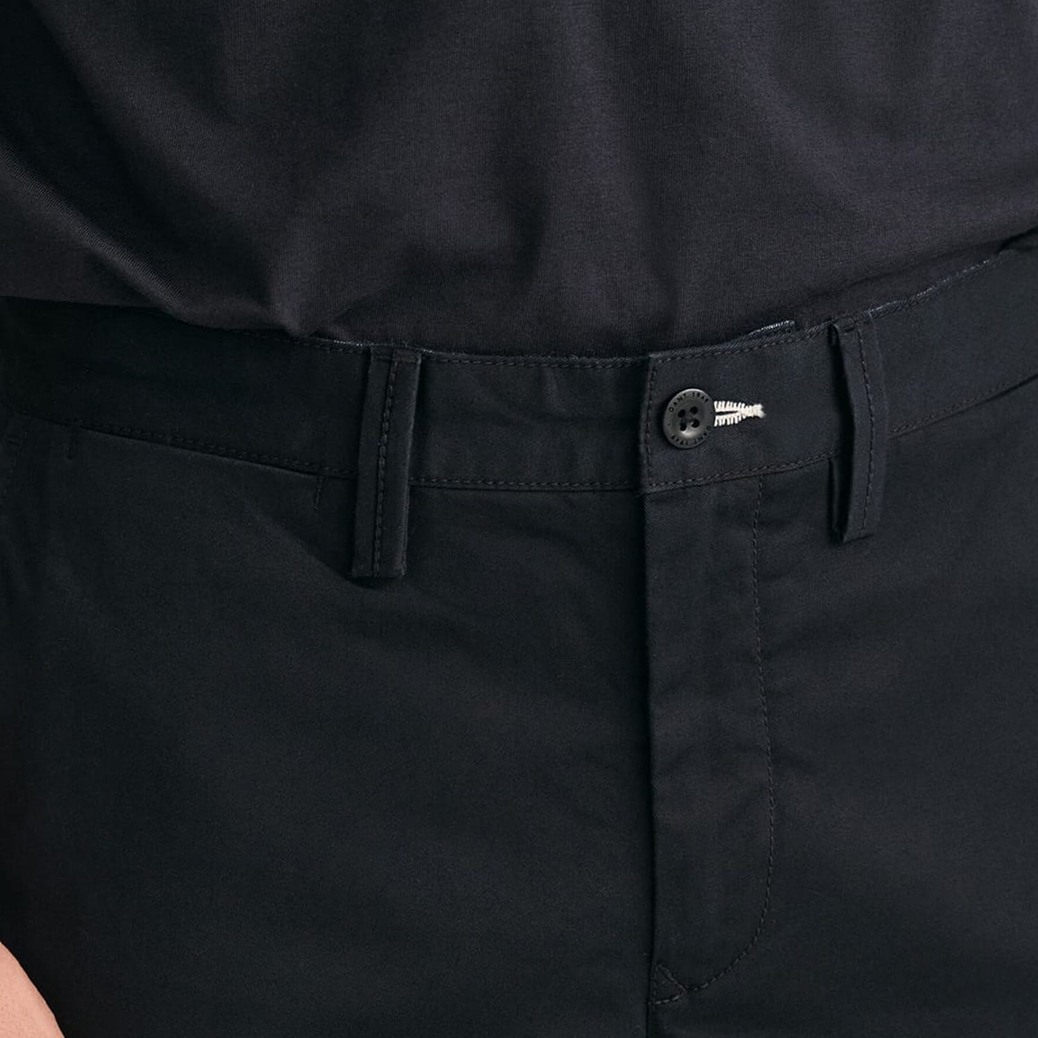 Ανδρικά Παντελόνια Twill.Chino Μαύρο Βαμβάκι GANT Ανδρικά Παντελόνια Twill.Chino Μαύρο Βαμβάκι GANT