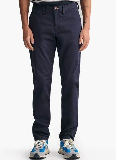 Men Pants Jeans.Sl Blue Cotton GANT