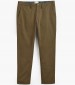 Men Pants Twill.Chino Olive Cotton GANT