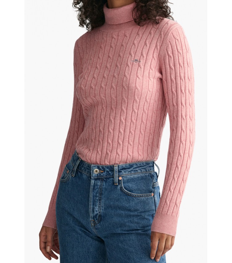 Women T-Shirts - Tops W.Turtle Pink Cotton GANT