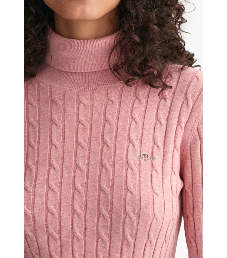 Women T-Shirts - Tops W.Turtle Pink Cotton GANT